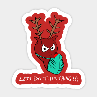 Christmas Reindeer Sticker